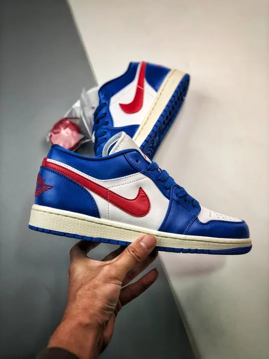 Air Jordan 1 Low Sport Blue/Gym Red-White DC0774-416