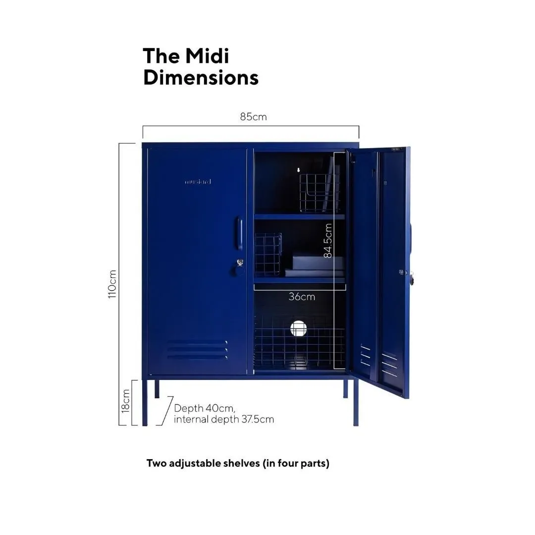Mustard Made: The Midi - Navy