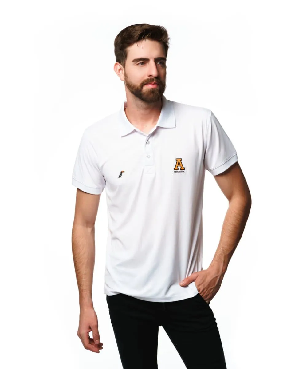 PLAYERA HOMBRE SPORT POLO Anáhuac Blanco
