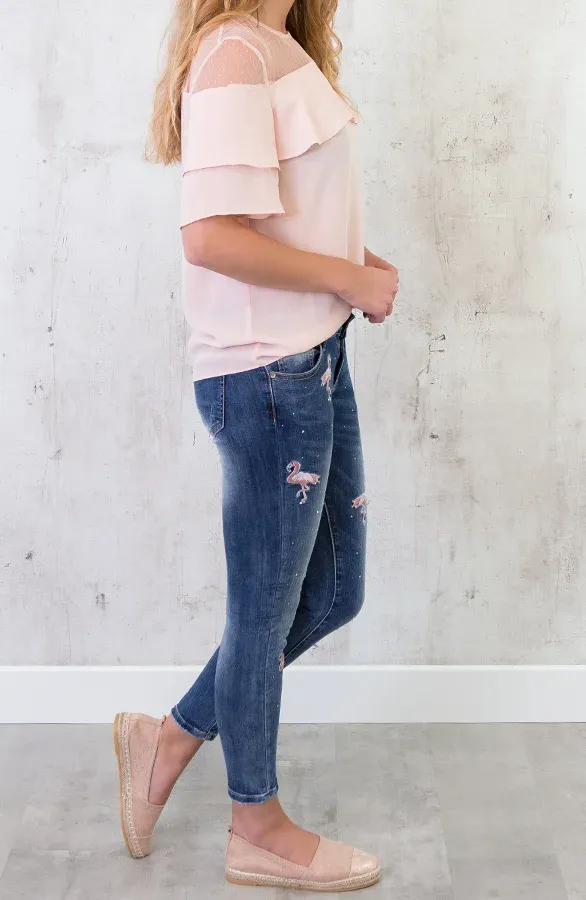 Suede Espadrilles Roze